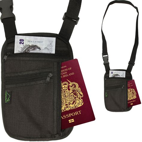 small travel bag for passport|over the shoulder passport bag.